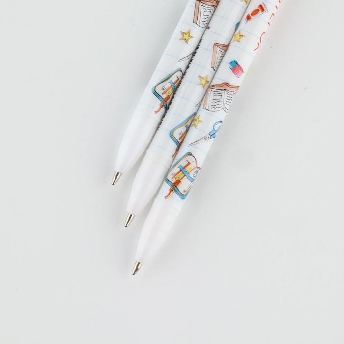 Ручка пластик шариковая, синяя паста, 0,5 мм «Для пятёрок»