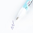 Ручка шариковая синяя паста 0.5 мм с колпачком «Пандастик» пластик - Фото 3