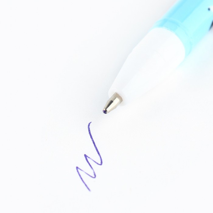 Ручка пластик шариковая, синяя паста, 0,5 мм «Далматинцы»