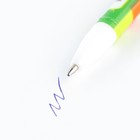 Ручка шариковая синяя паста 0.5 мм с колпачком «Кеды» пластик - Фото 3