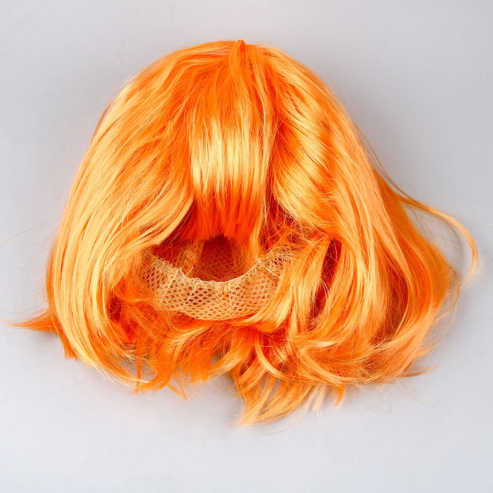 Карнавальный парик «Каре», цвет рыжий, вес 100 гр