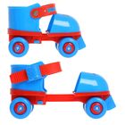 Ролики для обуви раздвижные, размер 15-21 см, колеса РVC d = 45 мм + защита локтя, колена - Фото 5