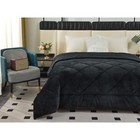 Одеяло «Монако», размер 160х220 см, цвет чёрный - Фото 3