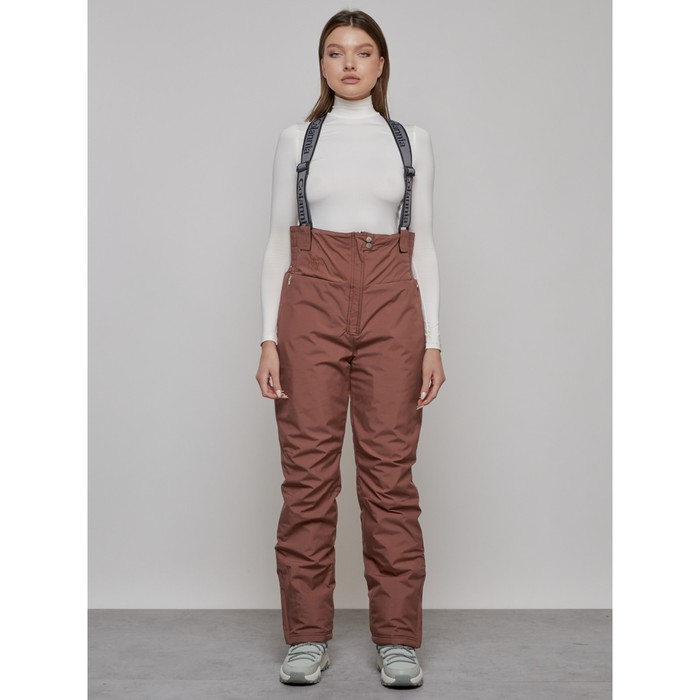 Полукомбинезон женский, размер 48, цвет коричневый - Фото 1