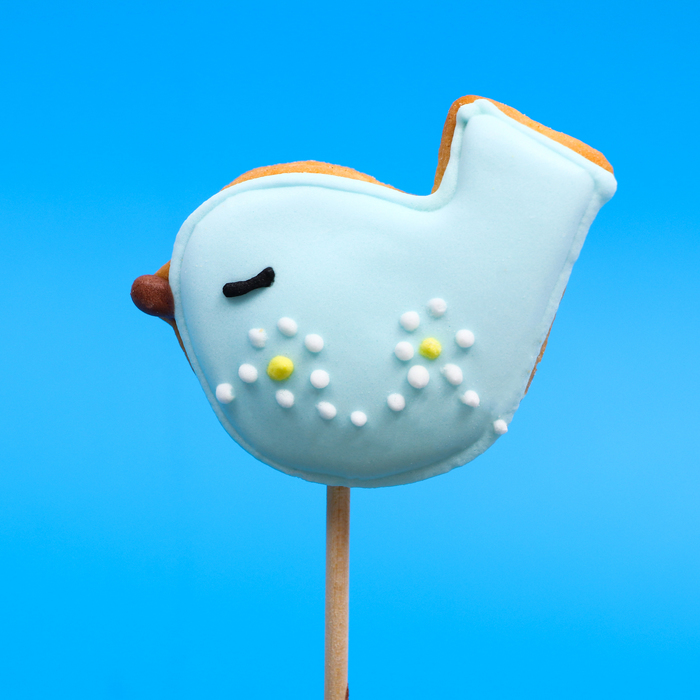 Мини-печенье ванильное на палочке "Птички" 15 г - Фото 1