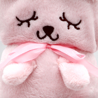 Мягкая игрушка-плед «Котик», 20 см, цвет розовый - Фото 2