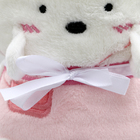 Мягкая игрушка-плед «Мишка», 20 см, цвет белый - Фото 2