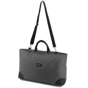 Дорожная сумка (ВД45-05350) комбинированный материал (тестиль + НК), серый, 1х800х55 см