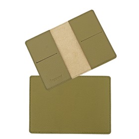 Обложка для паспорта (ВП002-02140) натуральная кожа, зеленый, 1х10х19,5 см