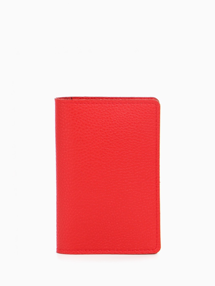 

Обложка для паспорта (ВП002-77140) натуральная кожа, красный, 1х10х19,5 см