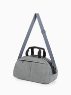 Сумка дорожная на молнии Bagsland, наружный карман, длинный ремень, серая - Фото 7