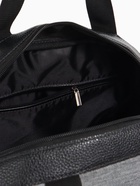 Сумка дорожная на молнии Bagsland, наружный карман, длинный ремень, серая - Фото 4