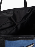 Сумка дорожная на молнии Bagsland, наружный карман, длинный ремень, синяя - Фото 4