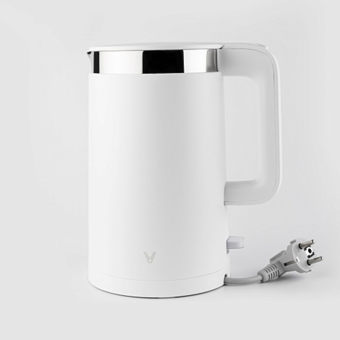 Чайник электрический Viomi Smart Kettle, пластик, колба металл, 1.5 л, 1800 Вт, белый - Фото 1