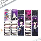 Закладки картонные, шпаргалки 5 шт. «Аниме. Готика» - Фото 2