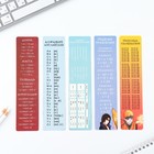 Набор картонных закладок с подсказками, 5 шт «Аниме парни» - фото 23631179