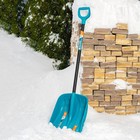 Лопата для уборки снега, полипропилен, 365х450х1355 мм, алюминиевый черенок, LUXE// Palisad   103311 - Фото 9