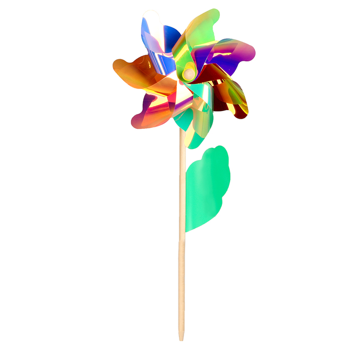 Ветерок «Семицветик» на деревянной палочке