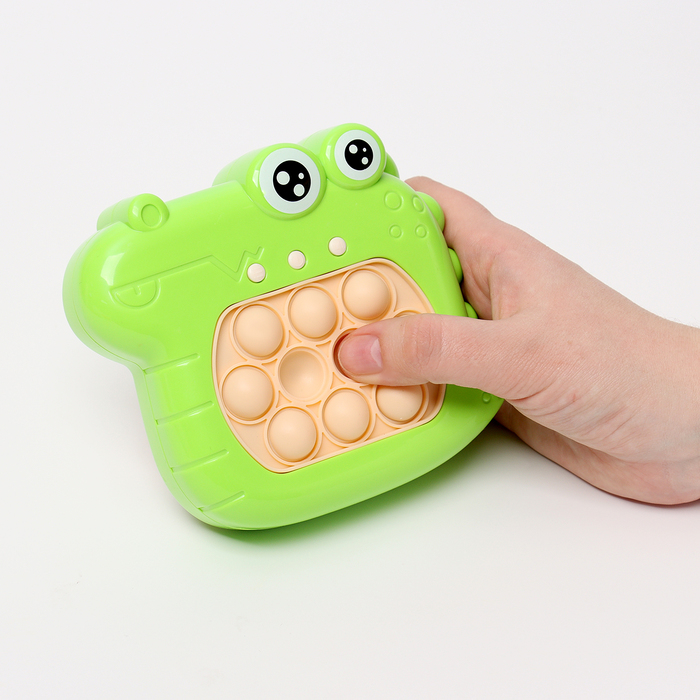 Развивающая игрушка «Крокодил» с подвесом, свет, звук, виды МИКС - фото 1900718335