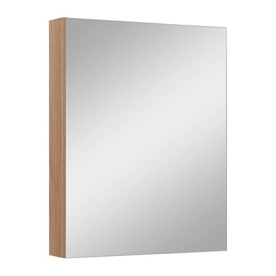 Зеркало-шкаф для ванной комнаты "Лада 50" графит, 12 х 50 х 65 см