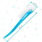 Ёршик для бутылочек и сосок, голубой, 25×5 см, Крошка Я - Фото 2