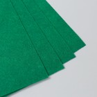 Фетр 1 мм "Тёмно-зелёный" набор 4 листа 30х40 см - Фото 3