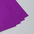 Фетр 1 мм "Тёмно-фиолетовый" набор 4 листа 30х40 см - фото 8868430