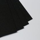 Фетр 1 мм "Чёрный" набор 4 листа 30х40 см - фото 8868446