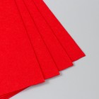 Фетр 2 мм "Красный" набор 4 листа 30х40 см - фото 8868470