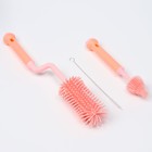 Ёршик для сосок и пустышек, 3 шт., розовый - Фото 4