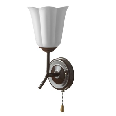 Бра настенное BayerLux «Онлайн», 1×15 Вт, Е27, венге, 10.5×15×27 см