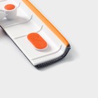 Щётка для окон Raccoon, фиксатор, стальная телескопическая ручка 93(137) см, насадка из микрофибры 28×7 см - Фото 5