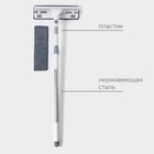 Щётка для окон Raccon, фиксатор, стальная телескопическая ручка 65(105) см, водосгон 28,5 см, насадка из микрофибры 28,5×8,5 см - Фото 2