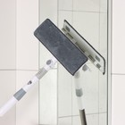 Щётка для окон Raccon, фиксатор, стальная телескопическая ручка 65(105) см, водосгон 28,5 см, насадка из микрофибры 28,5×8,5 см - Фото 6