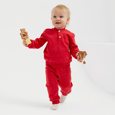 Комплект детский (джемпер, брюки) MINAKU, рост 74-80 см, красный