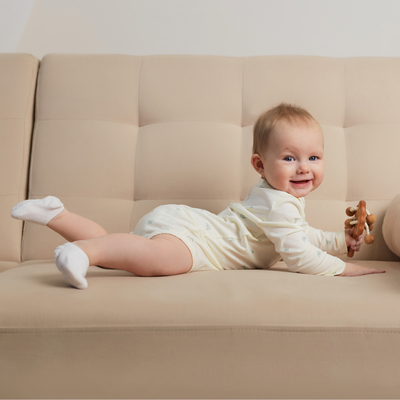 Боди детское MINAKU, рост 74-80 см, молочное