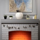 УЦЕНКА Гирлянда «Нить», 1.5 м, роса, с насадками «Шишки и ветки», IP20, 30 LED, батарейки CR2032×2 (в комплекте), серебристая нить, свечение тёплое белое 10331883