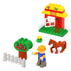 Конструктор UNICON «Лошадка с домиком», 22 детали, уценка - Фото 2