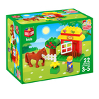 Конструктор UNICON «Лошадка с домиком», 22 детали, уценка - Фото 4