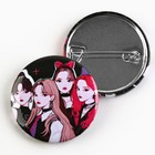 Значок закатной аниме «K-pop группа», d=38мм - Фото 2