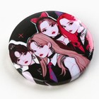 Значок закатной аниме «K-pop группа», d=38мм (комплект 10 шт) - фото 23637448