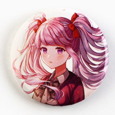Значки закатные «Аниме девочки», 38 мм, МИКС