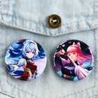 Значки закатные «Аниме девочки», 38 мм, МИКС - Фото 16
