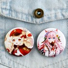 Значки закатные «Аниме девочки», 38 мм, МИКС - Фото 17