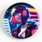 Значки закатные «Аниме девочки», 38 мм, МИКС - Фото 3