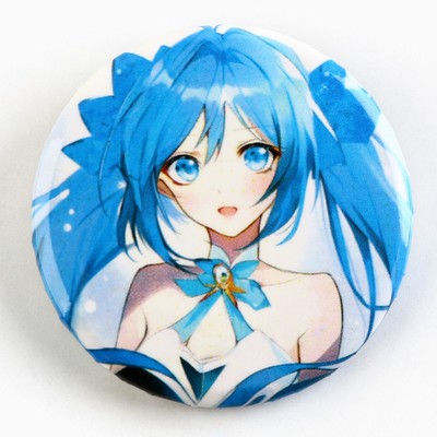 Значки закатные «Аниме девочки», 38 мм, МИКС