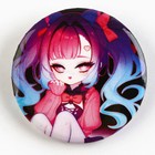 Значки закатные «Аниме девочки», 38 мм, МИКС - Фото 6