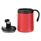 Термокружка, 450 мл, Hot & Сool, сохраняет тепло 6 часов, 13 х 16 см, красная - Фото 2