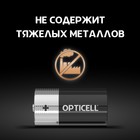 Батарейка алкалиновая OPTICELL, C, LR14-2BL, 1.5В, блистер, 2 шт - Фото 3