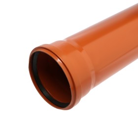 Труба канализационная FLEXTRON, наружная, d=160 мм, толщина 3.2 мм, 1000 мм
